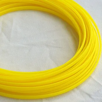 Обвивка от найлон мрежа с повишена трислойно криптирана защитна обвивка, жълта тръба в оплетке от ДОМАШНИ любимци, маркуч, теглене на кабели