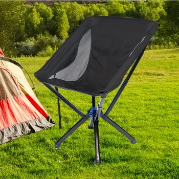 портативен сгъваем стол 1бр, за почивка Вграден стол във формата на чадър за риболов на открито, походный стол