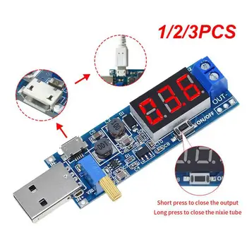1/2/3ШТ на Басите USB Модул DC-DC От 5 до 3,3/24 В USB Boost Модул Захранване USB DC Преобразувател 12V Регулируем Изход DC 1.2-24V