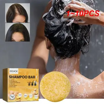1 ~ 10ШТ Бира шампоан против косопад, гъста хидратиращ шампоан за растеж на косата, масаж на главата, климатик срещу загуба на