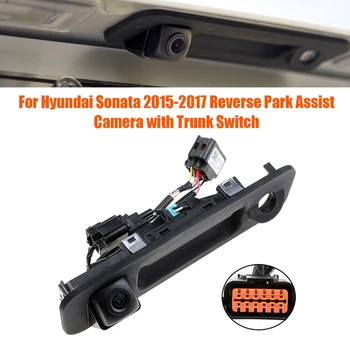 1 БР. Автомобилна Камера за обратно виждане 95760-E6201 Помещение за Помощ При Паркиране на Заден Ход С Ключа на Багажника 95760 C1100 За Hyundai Sonata 2015-2017