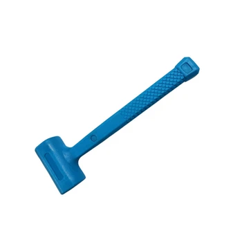 1 БР Удароустойчив чук с тегло 1 килограм, синьо метал + пластмаса, защитена от повреди гумено покритие и удобна зазубренная дръжка