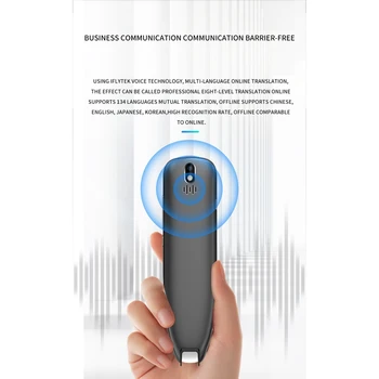 1 комплект, интелигентни Гласови скенер, дръжка-преводач, Самостоятелен превод, преводач език в реално време