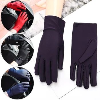1 чифт слънчеви ръкавици за жени, лято-пролет, женски Стрейчевые Мини ръкавици за шофиране, Дишащи Тънки ръкавици