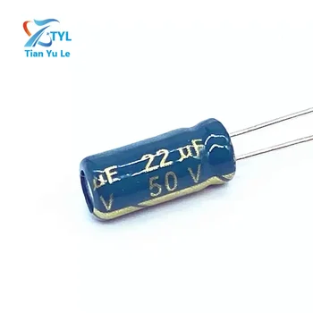 10 бр./лот алуминиеви електролитни кондензатори 50 НА 22 ICF размер от 5*11 22 ICF 20%