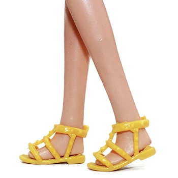 10 двойки висококачествени модни кукольной обувки, пластмасови маратонки, обувки, подходящи за кукли ръст от 30 см, ежедневни обувки, аксесоари