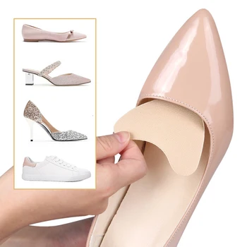 2 елемента Мека подплата за предната част на крака за жени, обувки на висок ток, наполовина подобно на гъба, Стелка-пълнители за краката, Болка подложки, които правят болка
