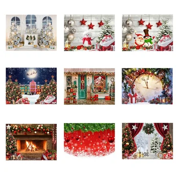 210x150 см Коледна музика за фон плат Снежинка Декор за парти Празнична детска фонова кърпа за фотография