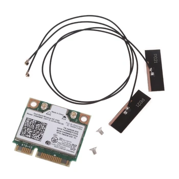 3160 3160HMW 802.11 n 433 Mbps с Двухдиапазонная безжична карта WiFi Half Mini PCIe BT
