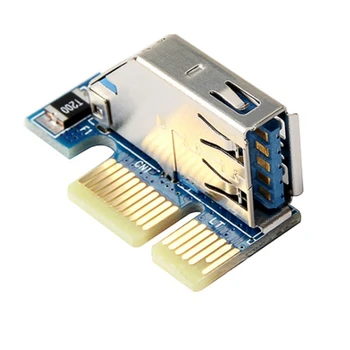 3X PCIE PCI-E PCI Express X1 слот ЗА PCI Странично Card Bus Карта Високоефективен Адаптер Конвертор USB 3.0 Кабел За Настолен КОМПЮТЪР