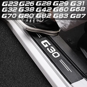 4шт Стикер На Прага на Вратата на Колата Срещу Надраскване Ленти за BMW G23 G26 G28 G30 G31 G32 G38 G42 G60 G68 G70 G80 G82 G83 G87 Икона