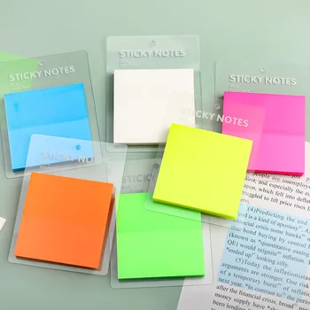 50 Листа/опаковка Цветни Стикери Sticky Notes Index Memo Pad Самостоятелно Stick Подложки за Домашен Офис Лаптоп Студентски Канцеларски материали