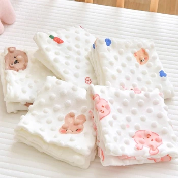 5шт Комфортен кърпа за лице за бебета Мека бебешка кърпа Комфорт за новороденото Многофункционална Детска Малката квадратна кърпа 5шт/комплект Здрав