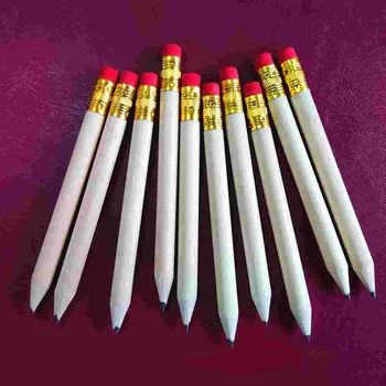 60шт Къси цветни Моливи за писане Дървени Моливи Малки Моливи Малки Джобни моливи за голф, за рисуване
