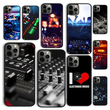 Autumu DJ Mixer Музикален Калъф За вашия Телефон, Калъф за iPhone 15 12 mini X XR XS 11 13 14 Pro Max SE 2020 Apple 6S 7 8 Plus на Корпуса