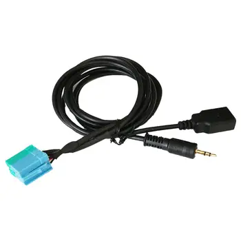 AUX USB кабел-адаптер конвертор конектор аудио кабел за мобилен телефон Lancia компютър