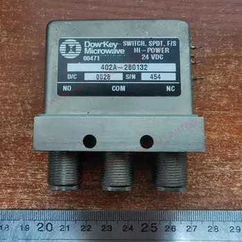 DC до 12,4 Ghz 24V SPDT высокомощный коаксиален преминете RF Microwave 402A-280132 24VDC 0-12,4 Ghz