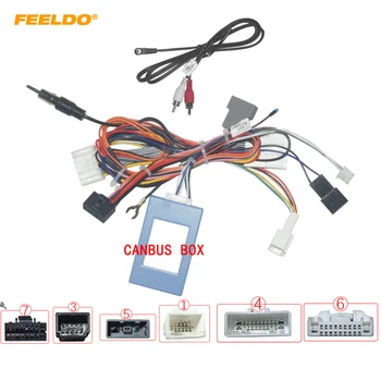 FEELDO Car Audio 16PIN Android Power Calbe С Предавателна Canbus За Адаптер окабеляването на DVD-плеър Nissan Teana #HQ6482