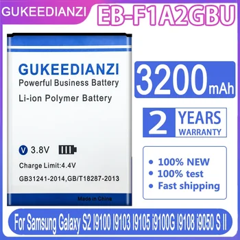 GUKEEDIANZI EB-F1A2GBU 3200 mah Батерия За Samsung Galaxy S2 I9100 I9108 I9103 I777 I9105 I9100G I9188 I9050 B9062