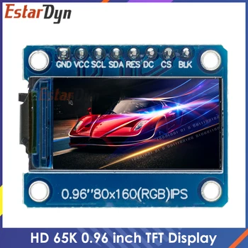 HD 65K 0,96-инчов TFT-Дисплей Ips LCD Screen Drive IC ST7735S 3,3 V 160x80 SPI Интерфейс за Полноцветного LCD дисплей Arduio Модул