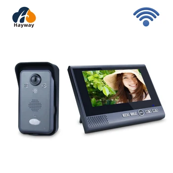 HD Безжична видео домофон с Домофонна система за дома си Интелигентен видео домофон с батерии интерфоном в апартамент