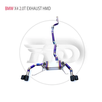 HMD Титан Изпускателна система Performance Catback за BMW X3 X4 G08 G02 2.0 T 2018-2022 Ауспуси за автомобили с регулируем клапан