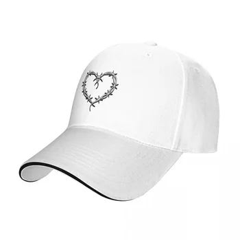 Karol G Черна бейзболна шапка със сърце от оголенного кабели, луксозна шапка, детски шапки, мъжки и женски
