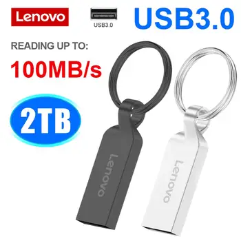 Lenovo USB 3.0 Флаш Устройства, 2 TB Високоскоростен Пръчка Флаш Диск 128 GB USB Паметта 1 TB Флаш Памет U Стик За Компютър Безплатна Доставка