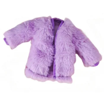 LX376 Модно плюшевое палта, дрехи, подаръци за вашите кукли 1/6 marina xinyi fr fr2 mizi Mengfan