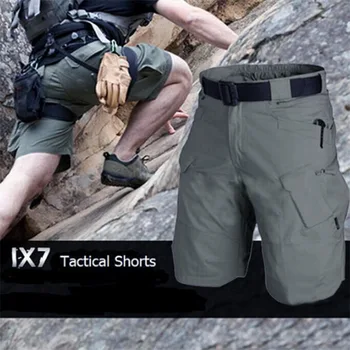 Men ' s Urban Military Cargo Shorts Cotton Outdoor Camo Short Pants шорти за мъже Bermuda Masculina шорти, спортни панталони мужкие