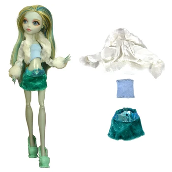 NK 1 комплект ежедневни облекла кукли: палта + топ + панталони за кукли Ever After High, аксесоари за играчки