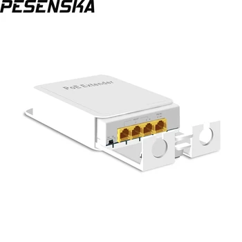 PESENSKA 4 Порта Водоустойчив POE Ретранслатор 1000 Mbit/с Външен IP55 Мрежата POE Удължител VLAN 44-57 В 30 W за POE Камера Wierless AP