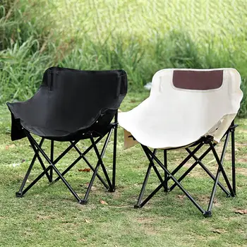 Ultralight сгъваем стол, удобен стол за къмпинг, портативен сгъваем стол с голям товар, стол за риболов на открито