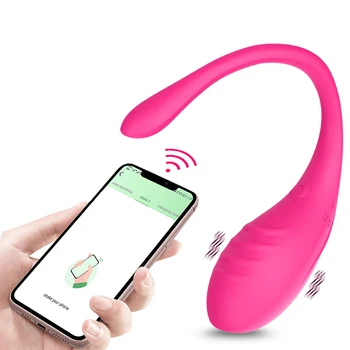 Безжична Bluetooth G Spot Вибратор Вибратор за Жените Приложение за Дистанционно Управление на Облекло Вибрираща Яйце Клитора Дамски Бикини Секс Играчки за Възрастни