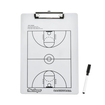 Буфер за баскетбол с двустранно маркер за баскетболен треньор, лесна за използване.