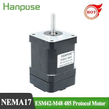 вграден двигател със затворен контур hanpose ESM42-М48 1.8 A 52N.CM стъпков двигател nema17 с 4 изводи за 3D принтера протокол за комуникация 485
