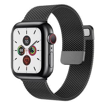 Взаимозаменяеми каишка за гривна Milanese Loop за Apple Watch Серия 8 7 6 5 42/44/ 45-мм дъгата каишка за каишка за Iwatch Ultra Watch