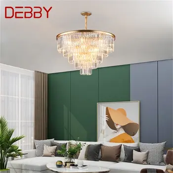 Висящи лампи TEMAR в постмодерния стил, Луксозен Кристален led лампа За декорация на дома, трапезария