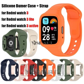 Въжета за часа Redmi Watch 3 Lite, активен взаимозаменяеми силикон броня, каишка за гривна Redmi Watch3, гривни