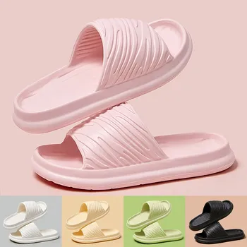 Дамски чехли на Розов цвят, удобни сандали за къпане и душ, Домашно нескользящая дишаща бързосъхнеща обувки, устойчив на абразия Sapato