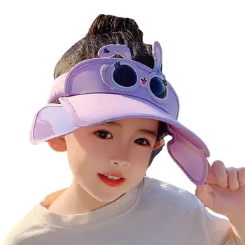 Детска спортна мультяшная солнцезащитная шапка, детски козирка, детска солнцезащитная шапка, моющаяся и чаровна за плаж и голф игрище