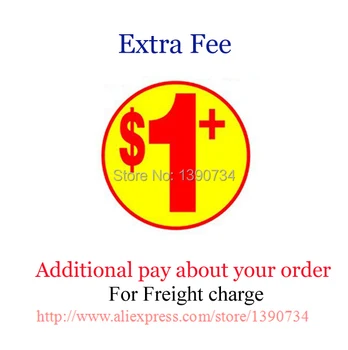 Допълнителна такса - такса за вашата поръчка. $1.00 за всеки, ако се нуждаят от $10.00 за превоз, моля, изберете доставка 10шт.