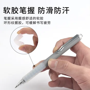 Дръжка-roller Проста, карфиол, 0,5 mm, черна писалка за студентски изпит, притискателния тип