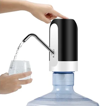 Електрическа помпа-вода опаковка, Автоматична помпа за бутилка с вода, USB зареждане, Водна помпа, Автоматично превключване само с едно кликване на мишката, Захранващи за напитки