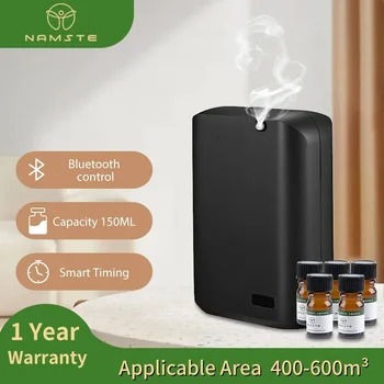 Електрически аромадиффузор Namste с етерично масло Bluetooth с капацитет 150 мл Aromatic Oasis Устройство за освежаване на въздуха Smart Timing за дома
