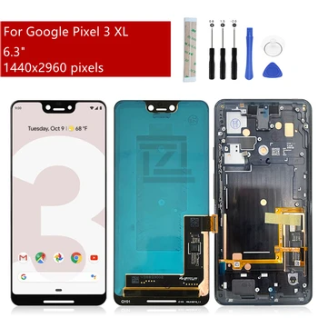 За Google Pixel 3 XL LCD дисплей С Сензорен Екран Дигитайзер В Събирането На Дисплея Pixel 3XL С Подмяна на Обхвата на Резервни Части