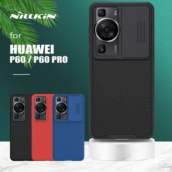 за Huawei P60 Pro Калъф Nillkin CamShield Slide Camera Case Тънък КОМПЮТЪР Матиран Екран за Huawei P60 /P60 Pro Капак на обектива Privacy
