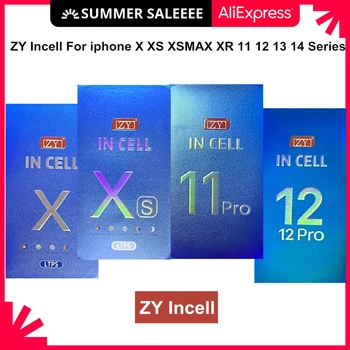 За iphone X XS 12 Mini 13 Mini ZY Incell LCD Сензорен дисплей За iPhone 12 XR 11 Pro 13 ZY Incell OLED LCD Pantalla