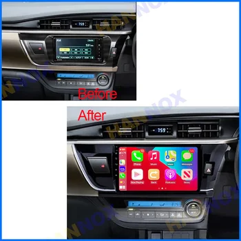 За Toyota Corolla Altis RHD Автомобилен мултимедиен плейър с докосване на екрана 10.1 инча, система Android, радио, авторадио, десен волан