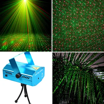 Завод CE 150 Mw RG Мини Лазерни Светлини DJ LED Disco Party Stage Light Звука на Активен RGB Led Проектор За Коледните Дейности Club